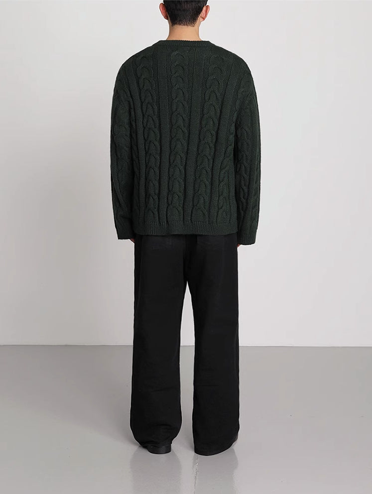 Loose Cable-knit Sweater - INTOHYPEZONE