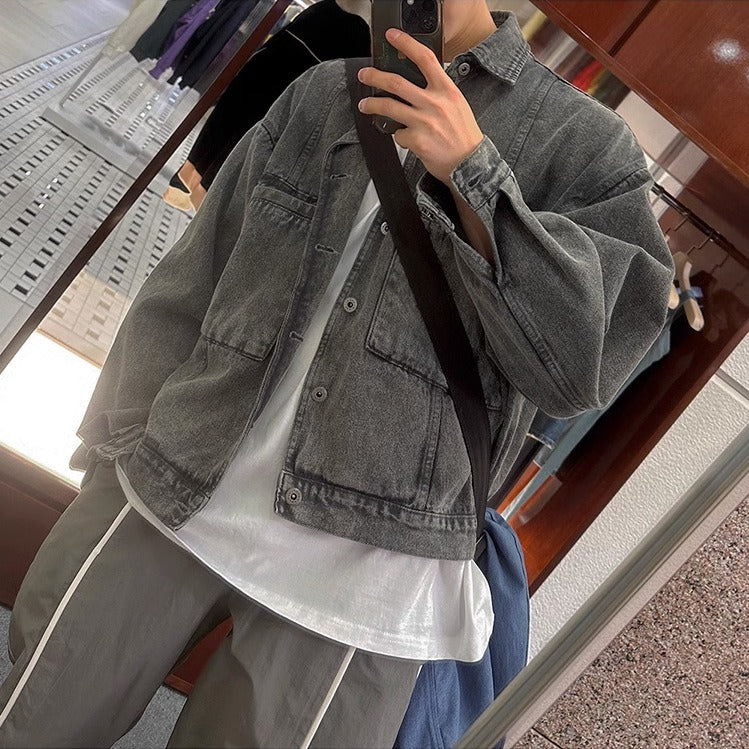 Washed Denim Jacket - INTOHYPEZONE