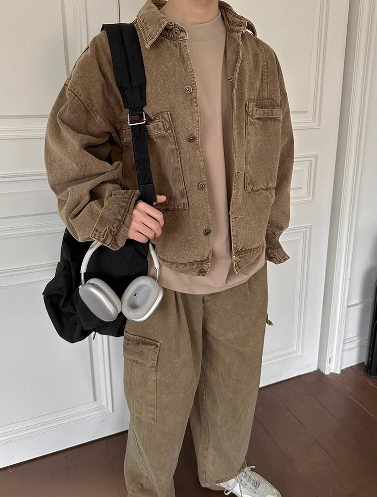 Washed Denim Jacket - INTOHYPEZONE