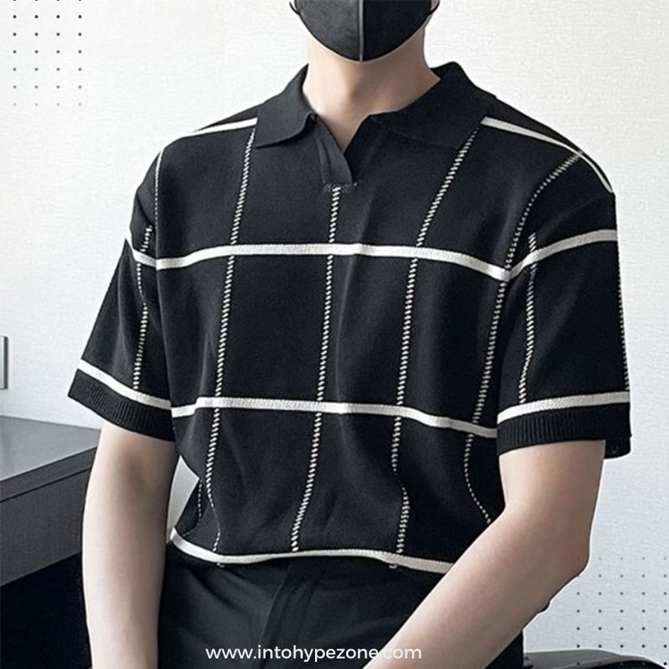 Plaid Casual Short Sleeve Shirt - Intohypezone Turn down collar