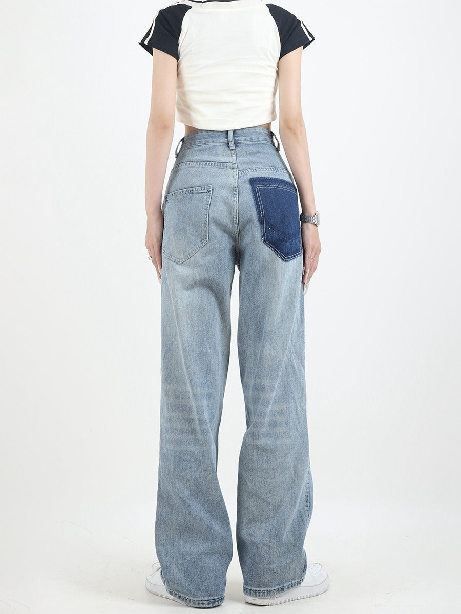 High Street Blue Hollow Out Denim Jeans - INTOHYPEZONE