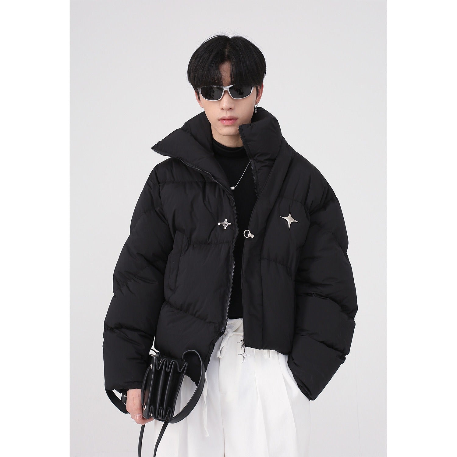 Thick High Neck Padded Jacket - INTOHYPEZONE