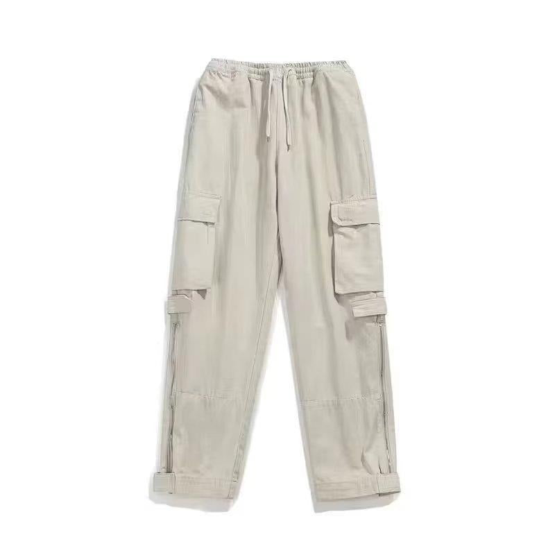 Big Pocket Straight Cargo Pants - INTOHYPEZONE