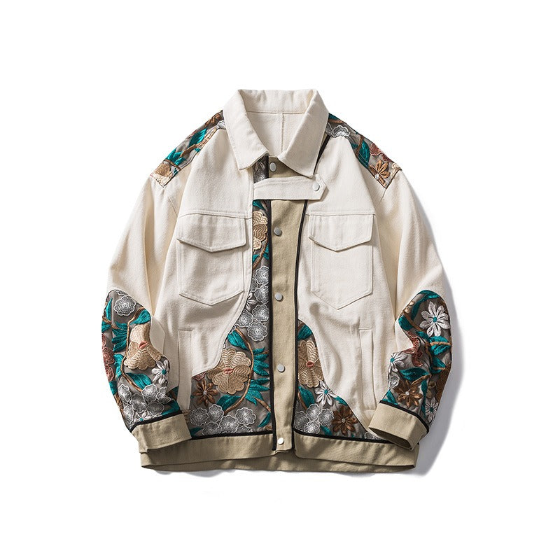 Single Breasted Floral Loose Jacket - INTOHYPEZONE