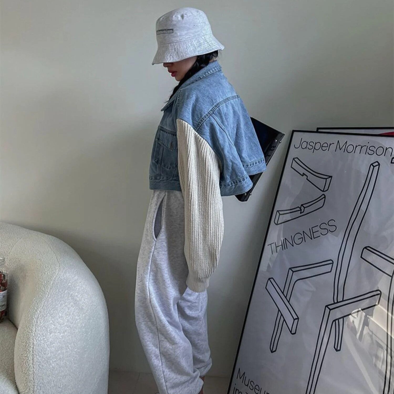 Blue Patchwork Denim Jacket - INTOHYPEZONE