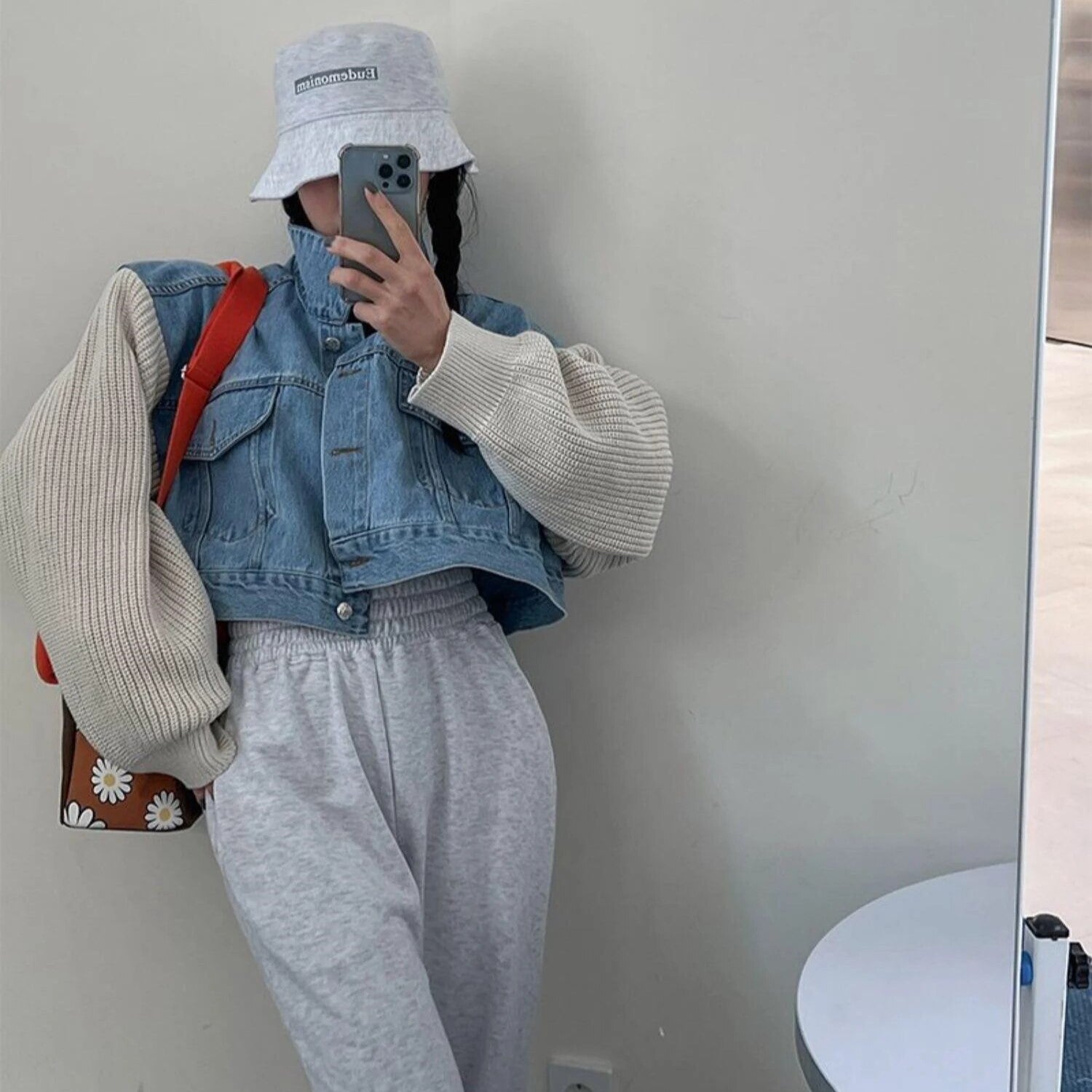 Blue Patchwork Denim Jacket - INTOHYPEZONE