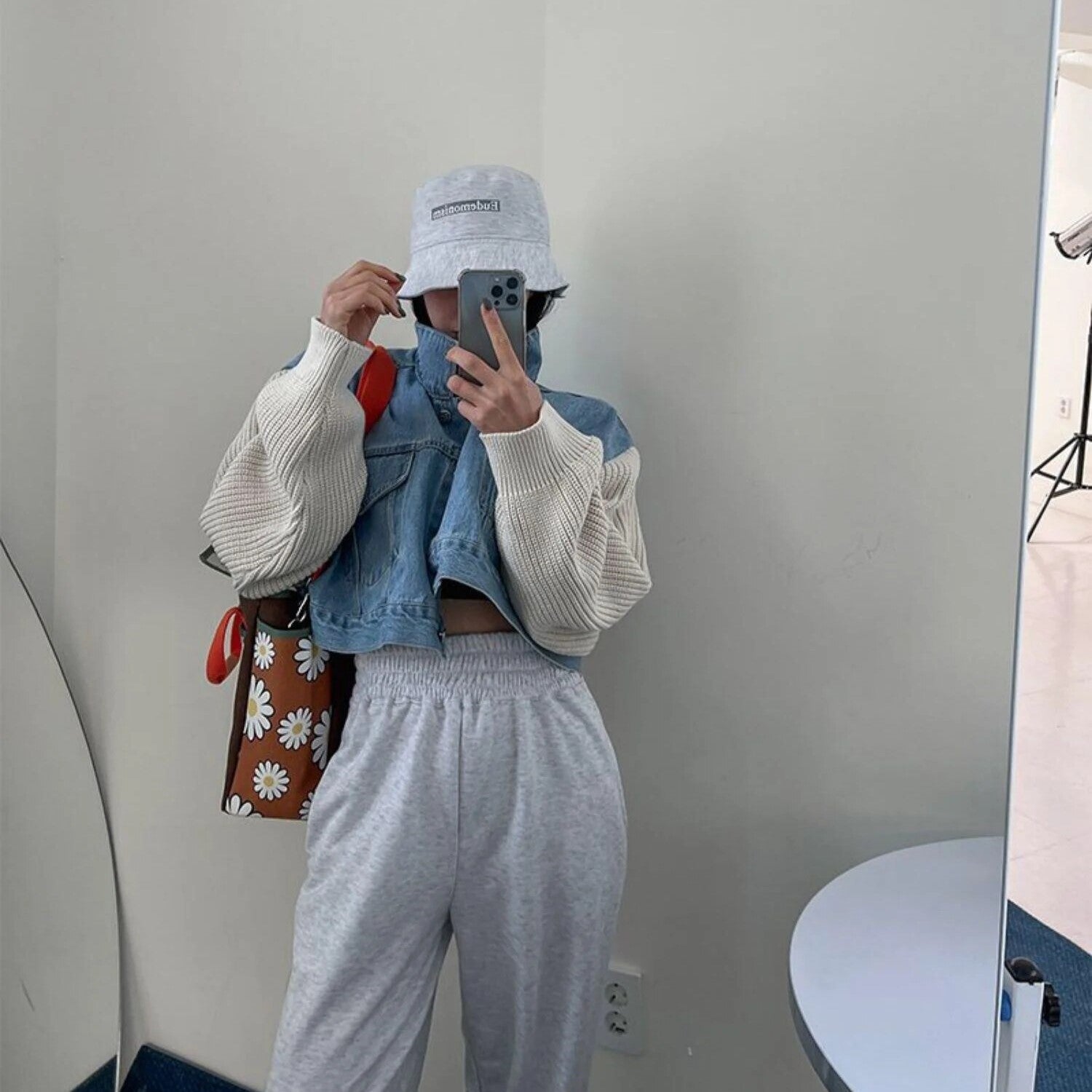 Blue Patchwork Denim Jacket - INTOHYPEZONE