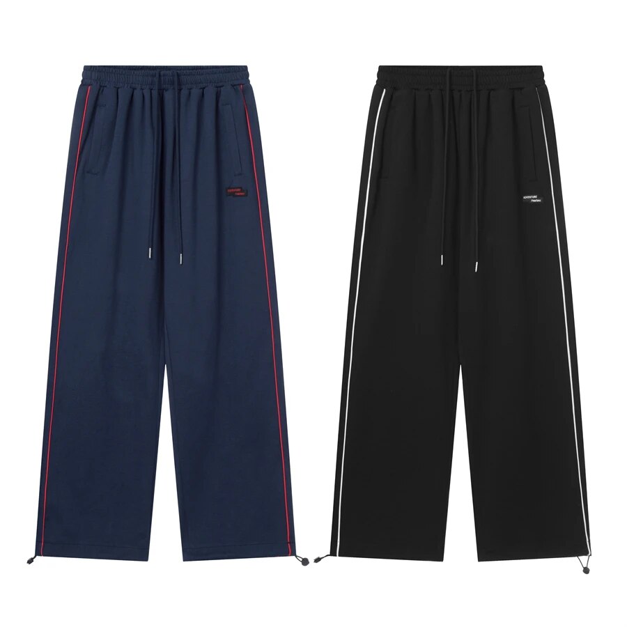 Elastic Waist Solid Color High Waist Sweatpants - INTOHYPEZONE