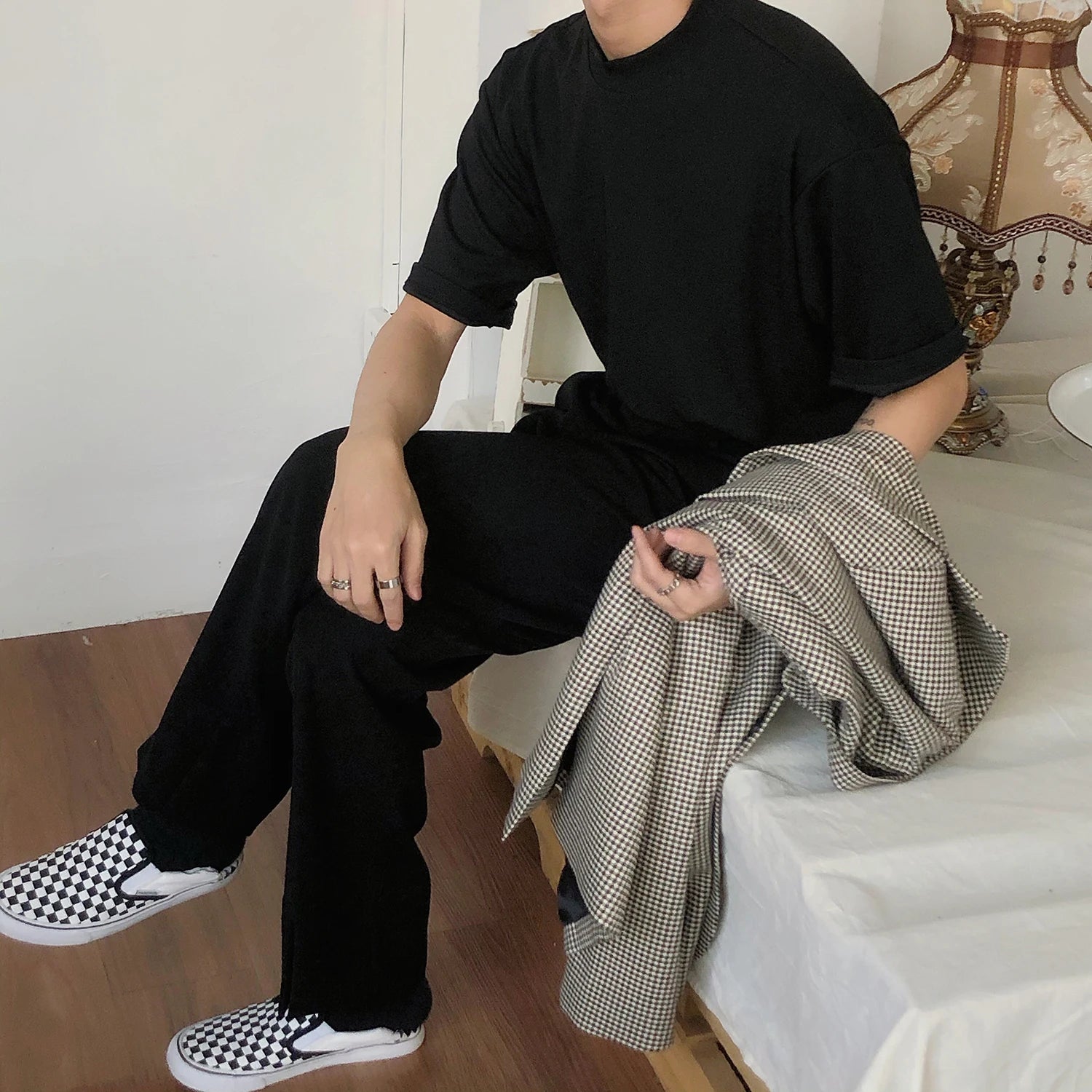 High Neck Short Sleeve T-shirt - INTOHYPEZONE