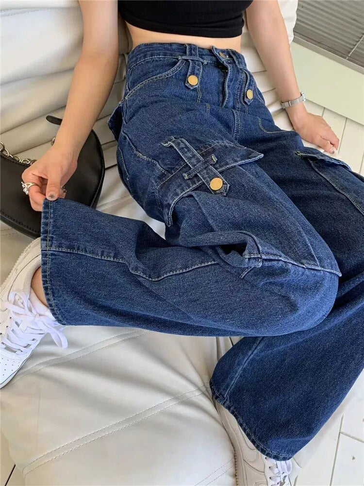 High Waist Six Pocket Cargo Pant - INTOHYPEZONE