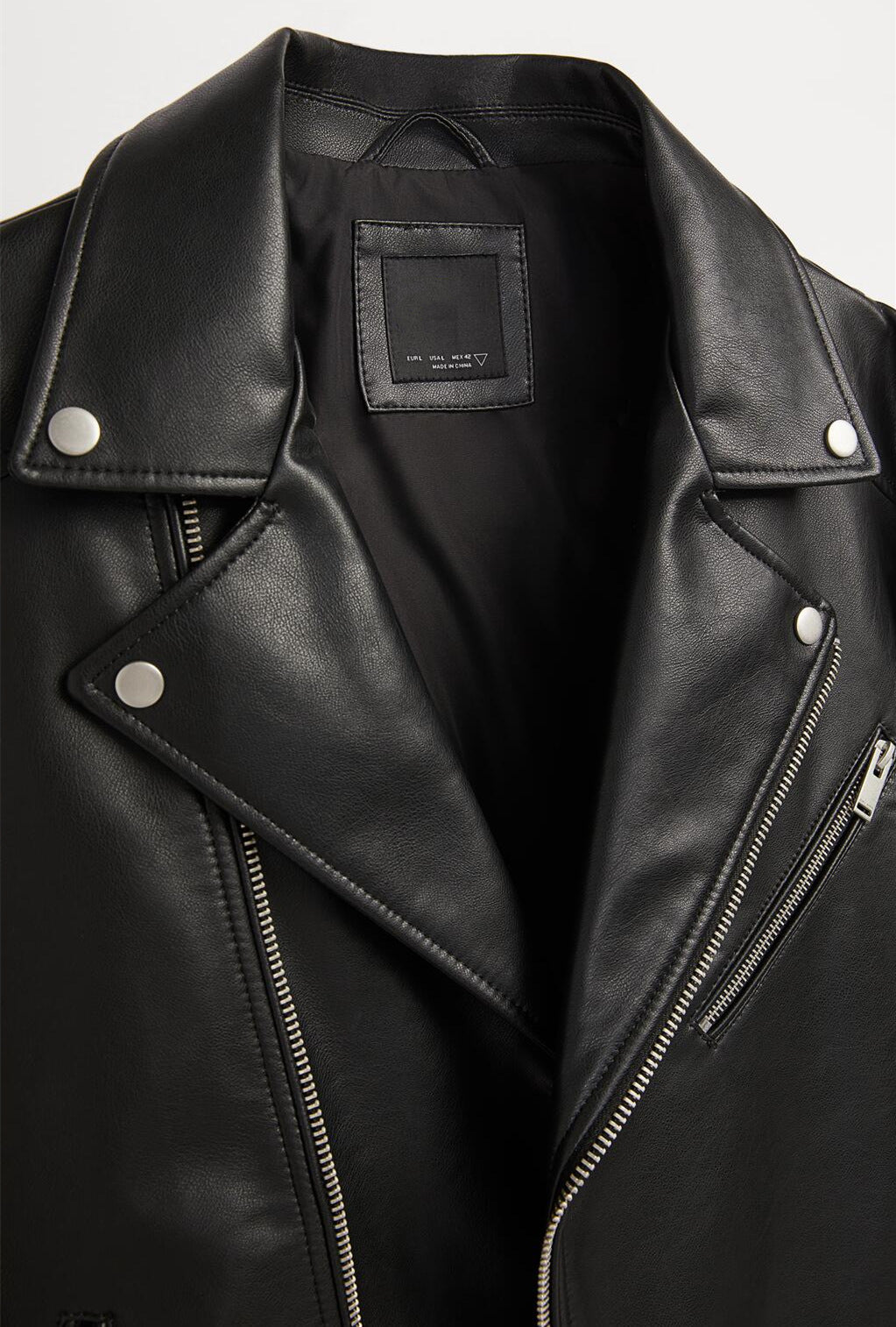 PU Darkwear Zipper Leather Jacket - INTOHYPEZONE