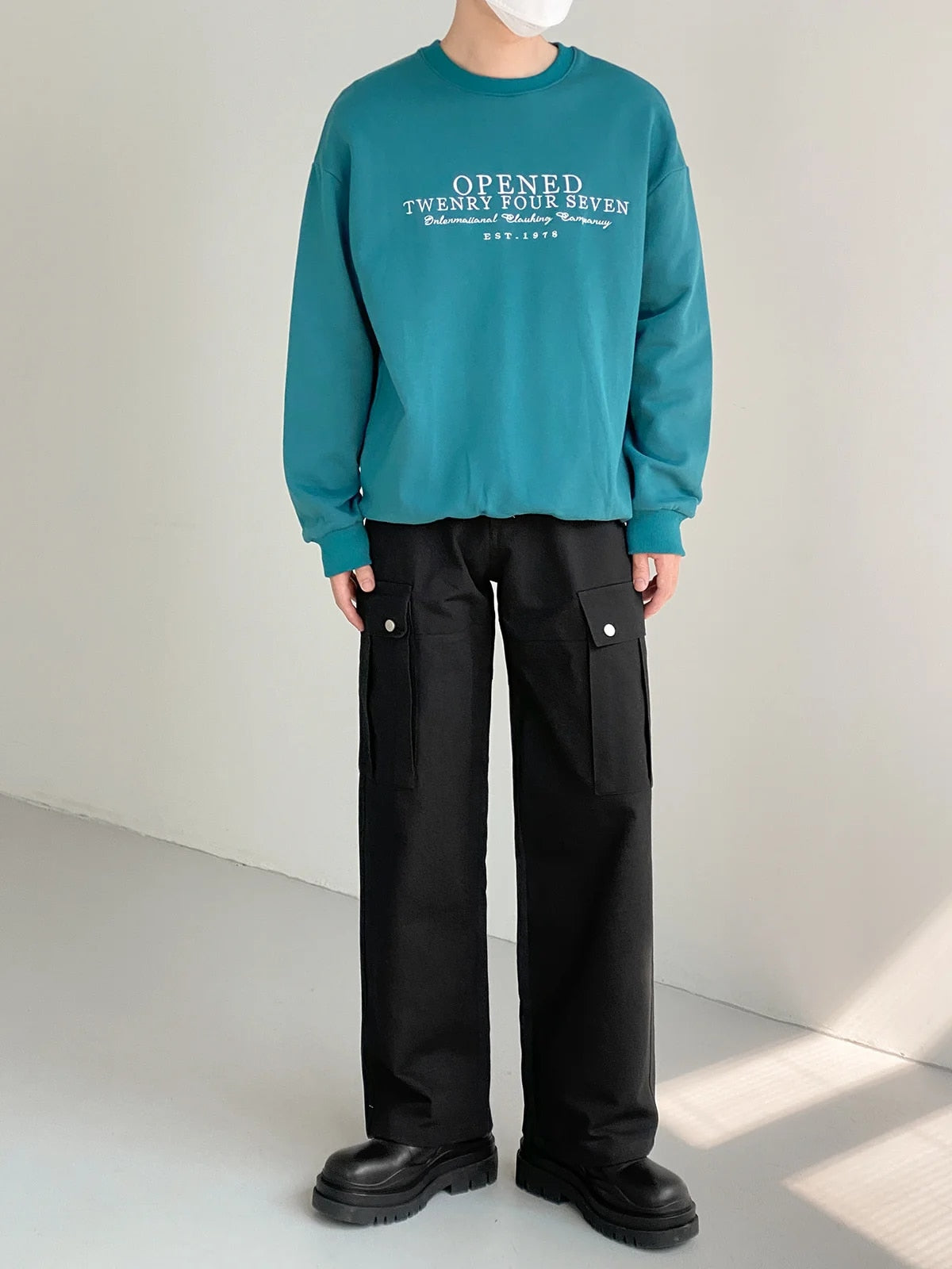 Plain Loose Fit Cargo Pants - INTOHYPEZONE
