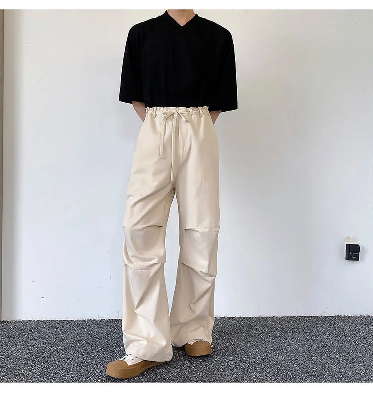 Pleated Casual Cargo Pants - INTOHYPEZONE
