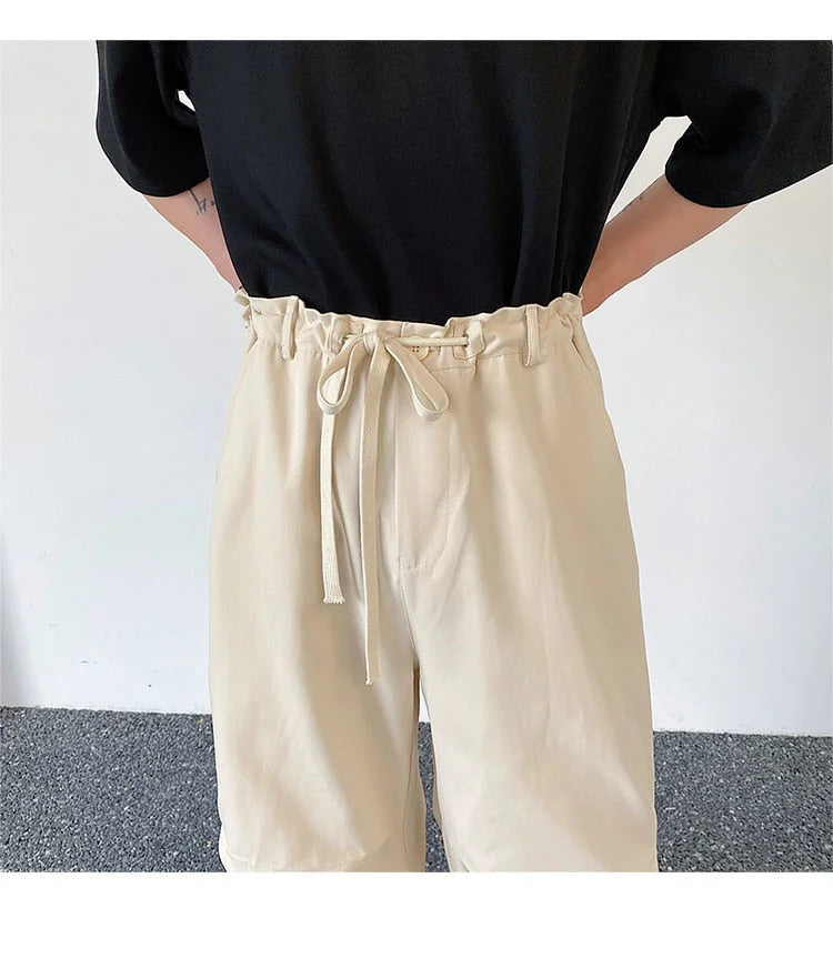 Pleated Casual Cargo Pants - INTOHYPEZONE
