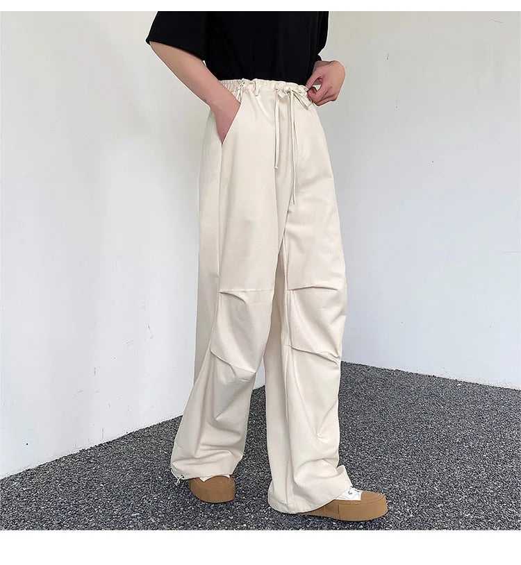 Pleated Casual Cargo Pants - INTOHYPEZONE