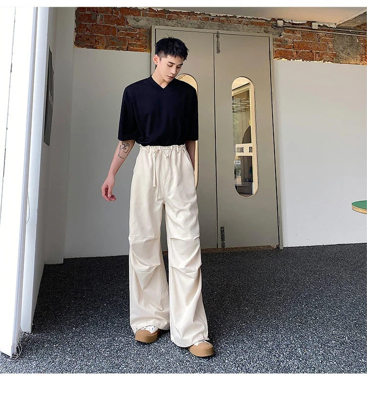 Pleated Casual Cargo Pants - INTOHYPEZONE