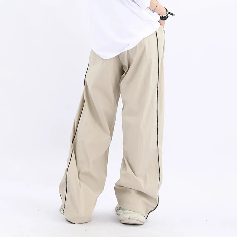 Hip Hop Patchwork Loose Pants - INTOHYPEZONE