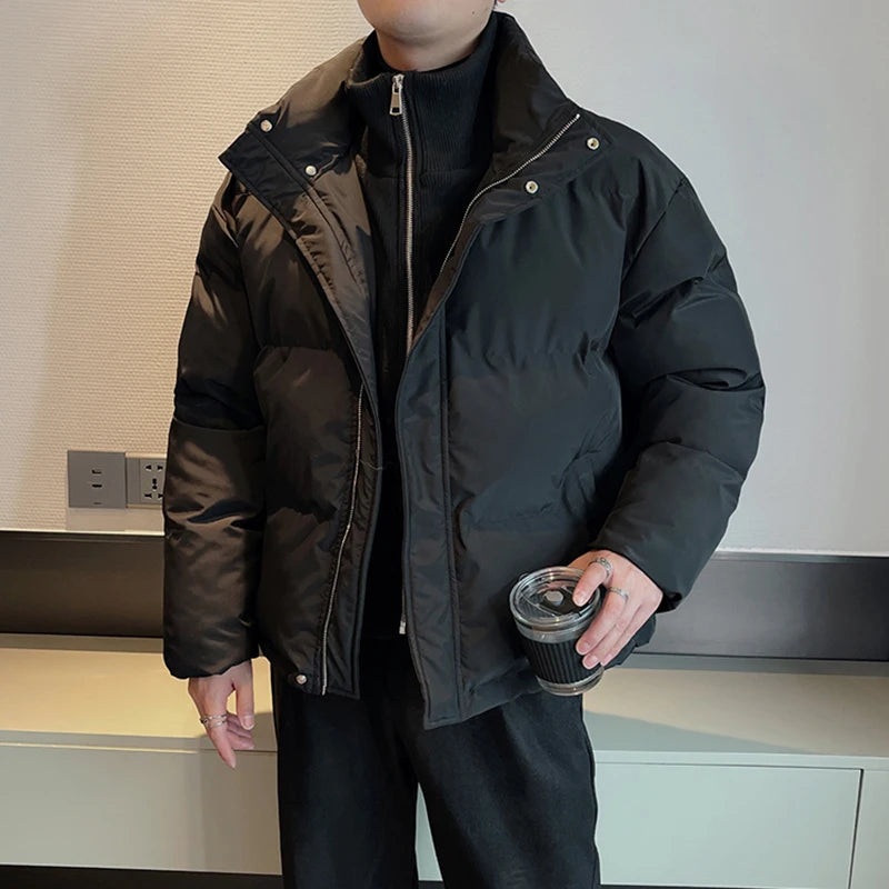 Stand Up Collar Padded Jackets - INTOHYPEZONE