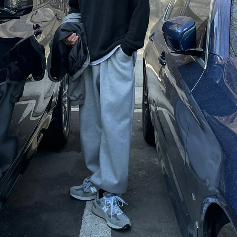 Solid Elastic Loose Pants - INTOHYPEZONE