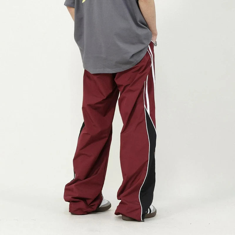 Side Panel Striped Track Pants - INTOHYPEZONE