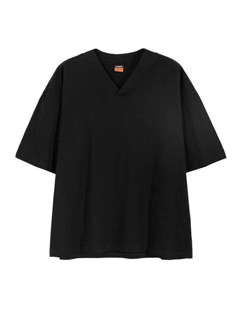 Short-Sleeve V-Neck T-shirt by INTOHYPEZONE SUMMER