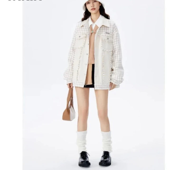 Lapel Denim Jacket - INTOHYPEZONE