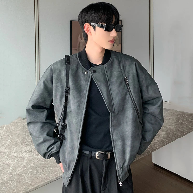 Vintage Quilted Pockets Full-Zip Jacket -INTOHYPEZONE