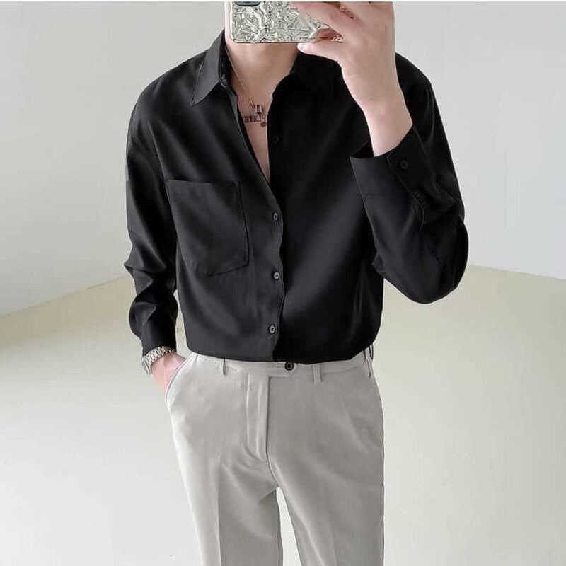 Button down Collar Shirt for Men