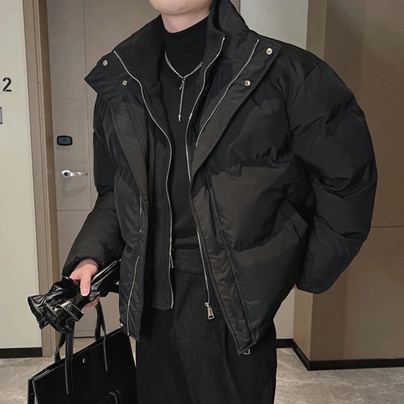 Stand Up Collar Padded Jackets - INTOHYPEZONE