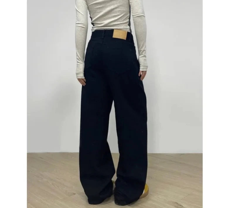 High Waist Oversized Jeans- INTOHYPEZONE