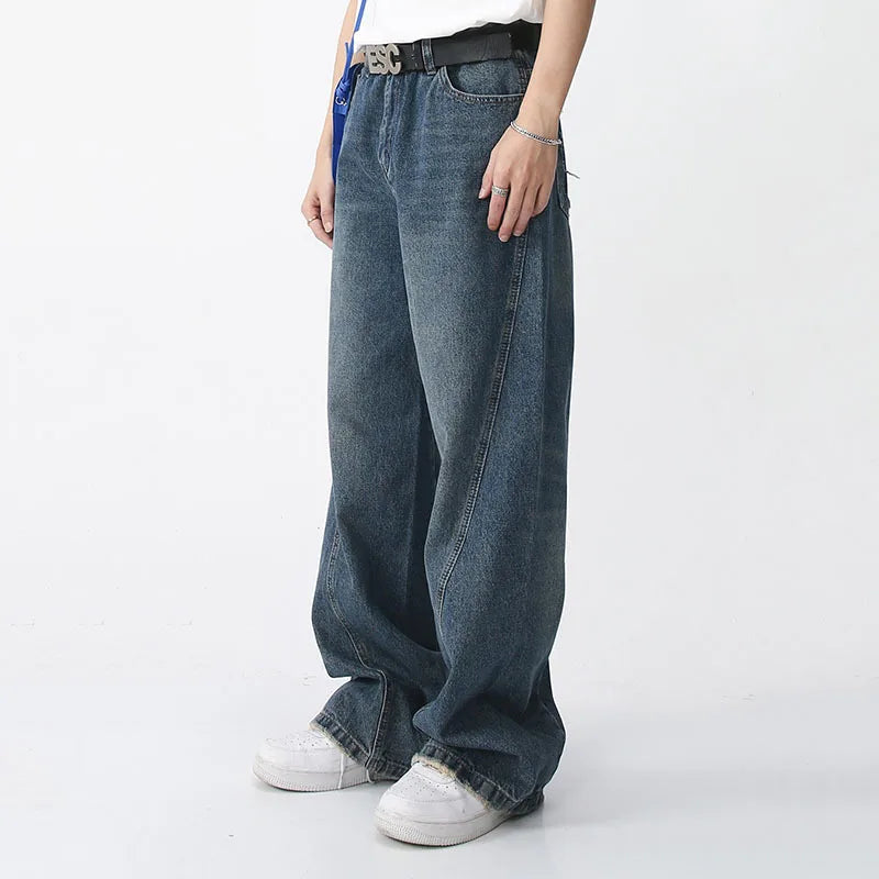 Casual Straight Leg Jeans - INTOHYPEZONE