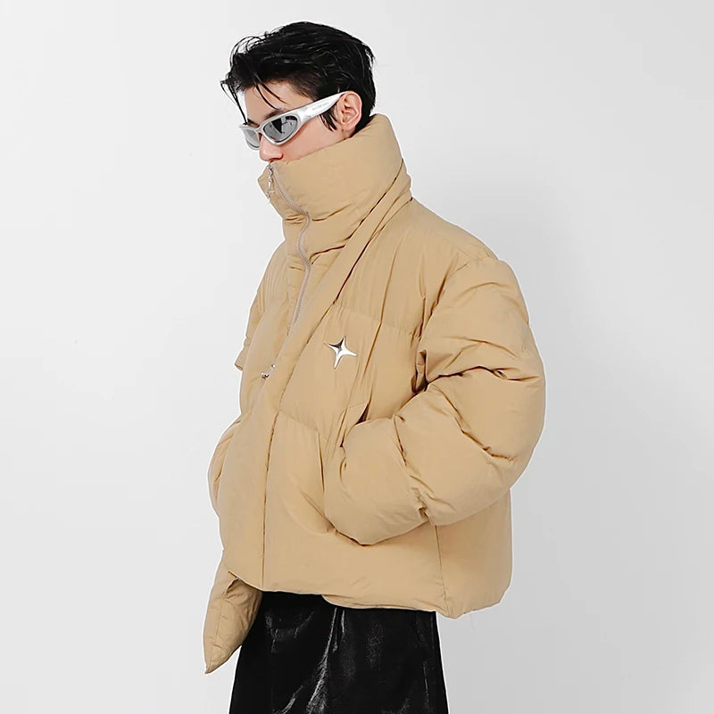 Thick High Neck Padded Jacket - INTOHYPEZONE
