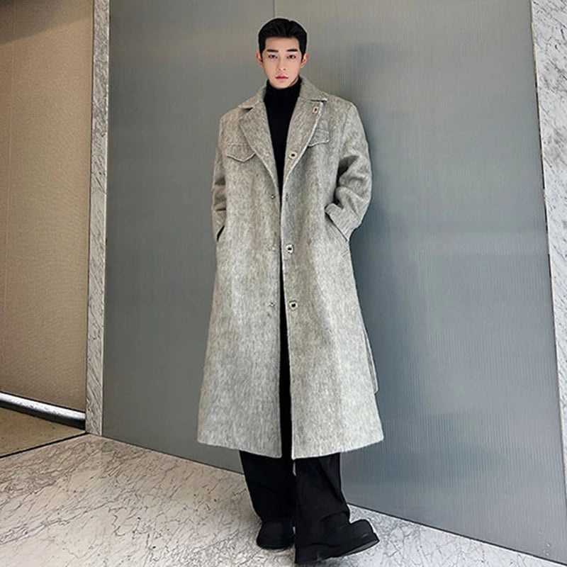 Woolen Silhouette Wool Ove Coat - INTOHYPEZOINE