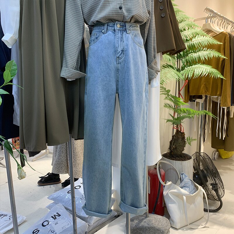 Wide Cowboy Pants for Women - High Waisted Jeans