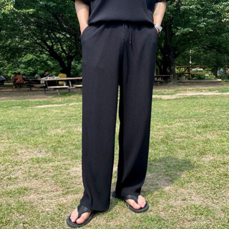 Short Sleeve T-shirt with wide Leg Pants by INTOHYPEZONE SUMMER