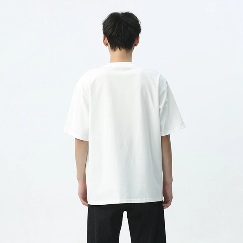 Trend Letter Loose Short Sleeve T-shirt - INTOHYPEZONE