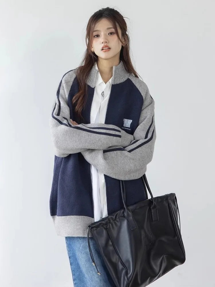 Zip Up Knitted Sweater - INTOHYPEZONE