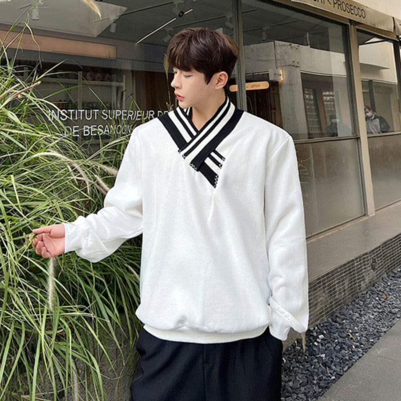 V -Neck Knitted Sweater