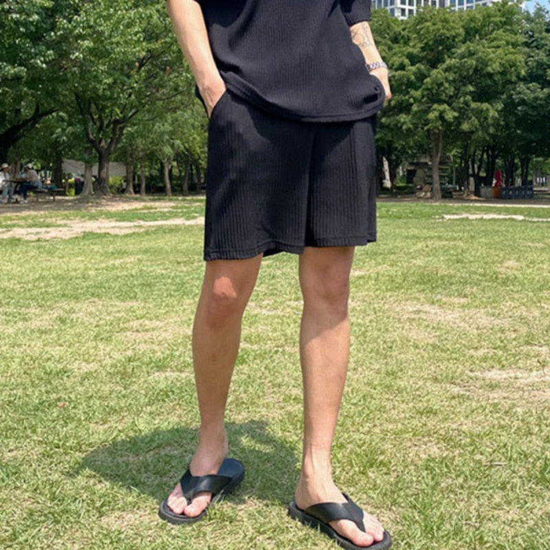 Short Sleeve T-shirt with wide Leg Pants by INTOHYPEZONE SUMMER