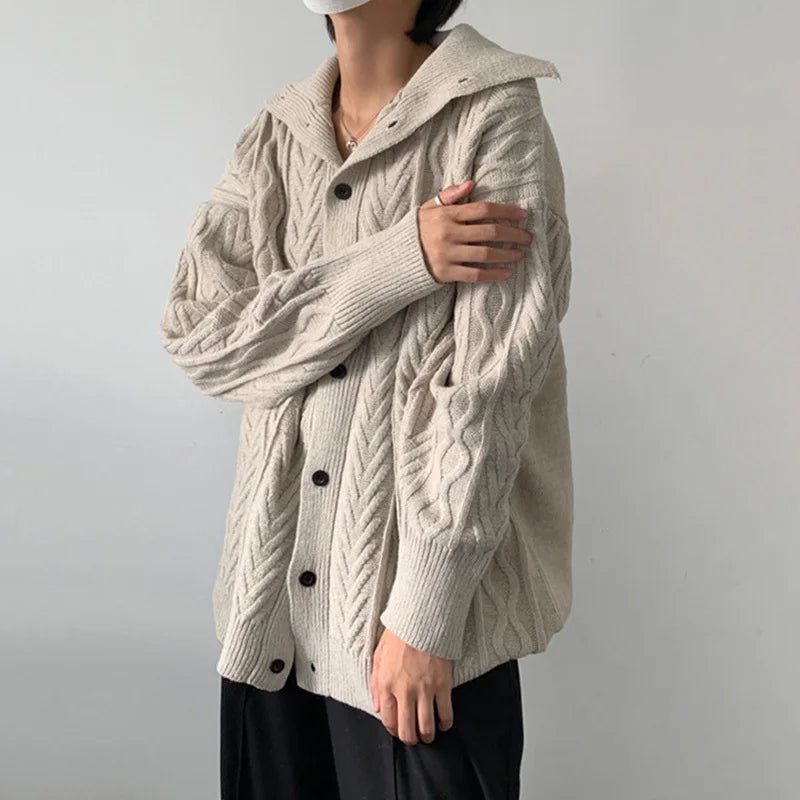 Thick Argyle Vintage Knit Sweater - INTOHYPEZONE