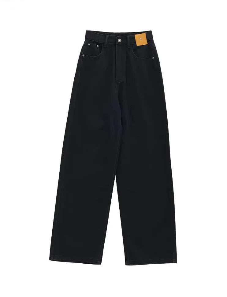 High Waist Wide Leg Denim Loose Pants - INTOHYPEZONE