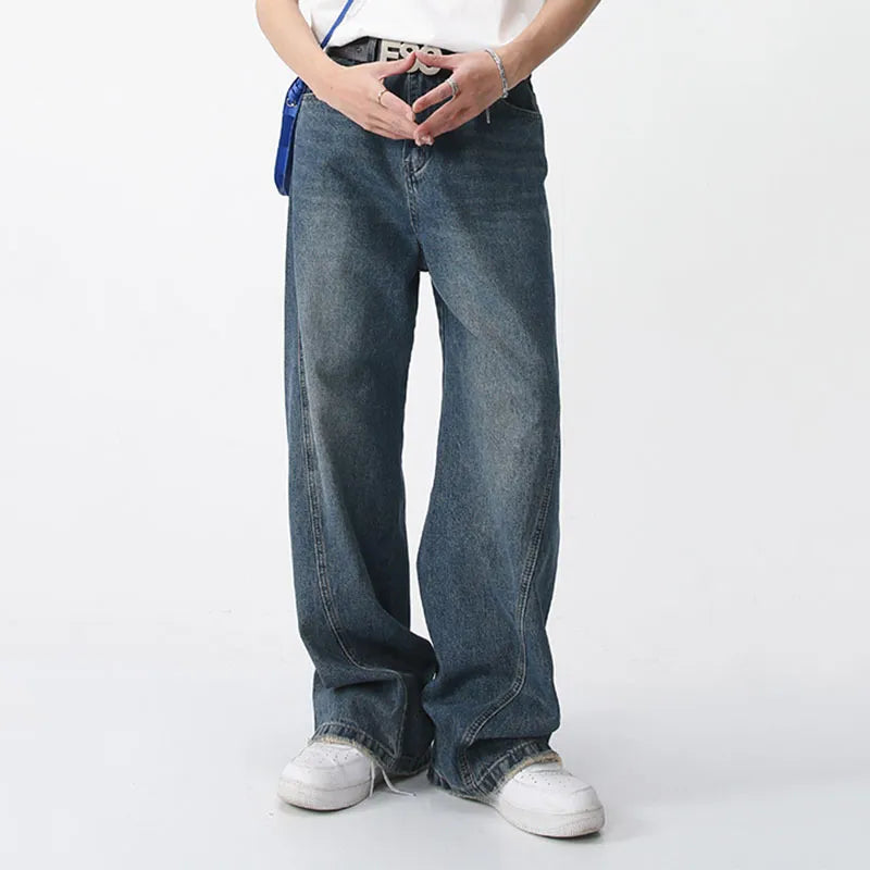 Casual Straight Leg Jeans - INTOHYPEZONE