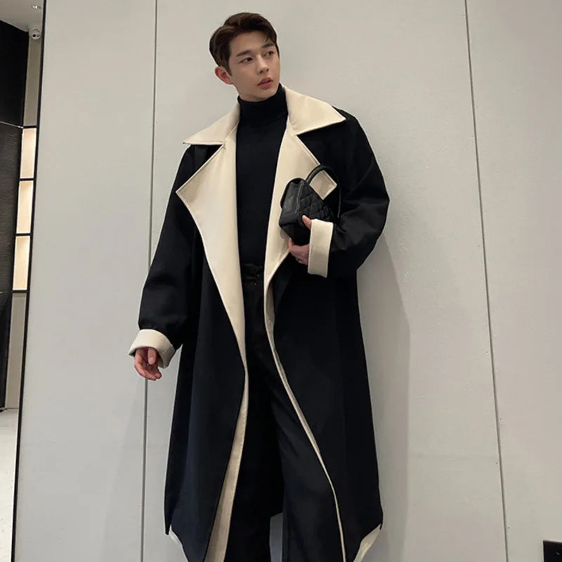Collared Mock Midi Single Breasted Coat - INTOHYPEZONE