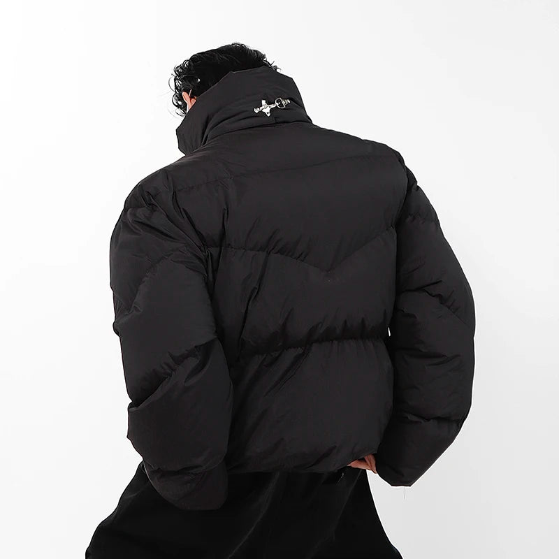 Thick High Neck Padded Jacket - INTOHYPEZONE