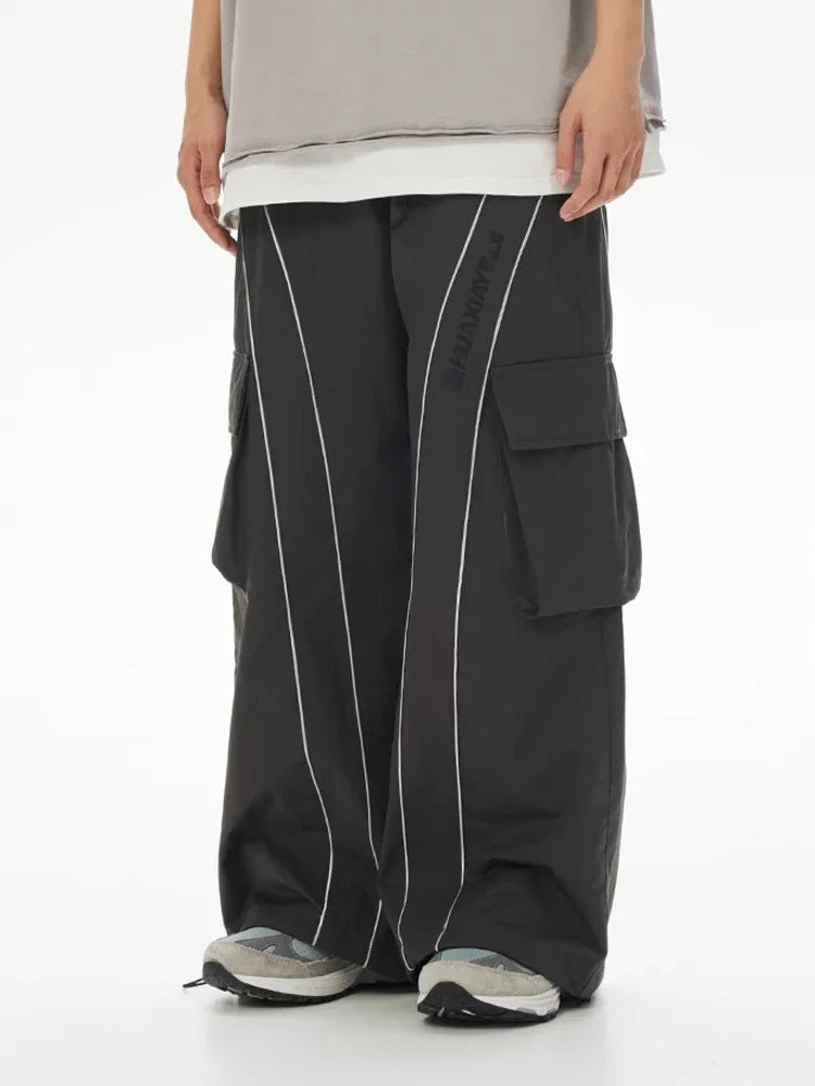 Baggy Wide Leg Cargo Pants - INTOHYPEZONE