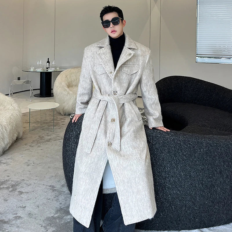 Woolen Silhouette Wool Ove Coat - INTOHYPEZOINE
