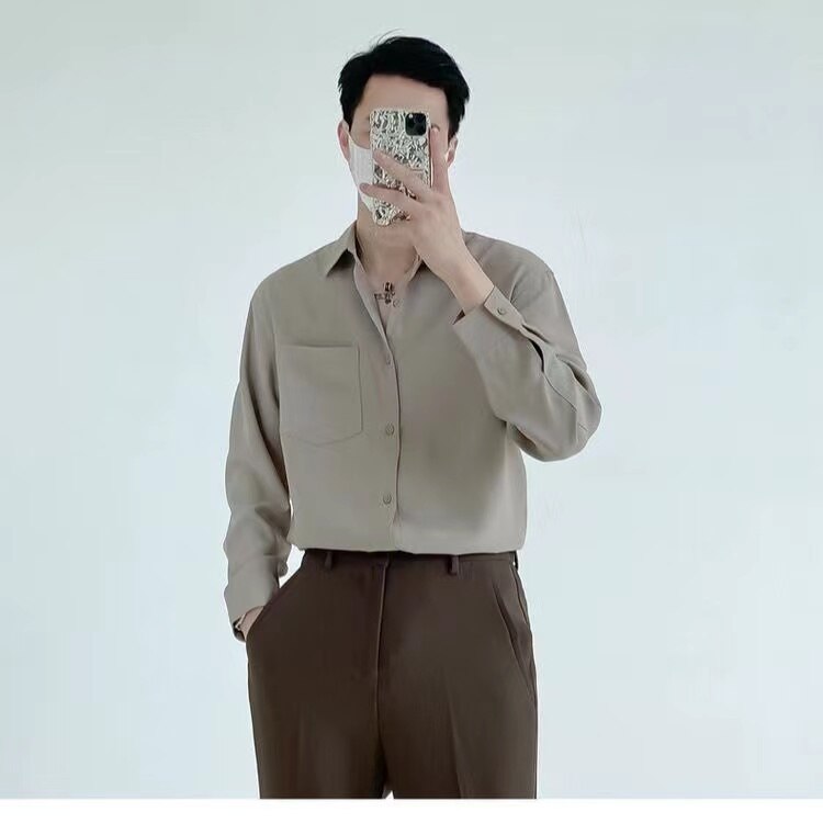Button down Collar Shirt for Men