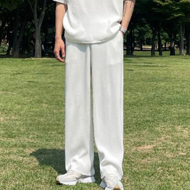 Short Sleeve T-shirt with wide Leg Pants by INTOHYPEZONE SUMMER