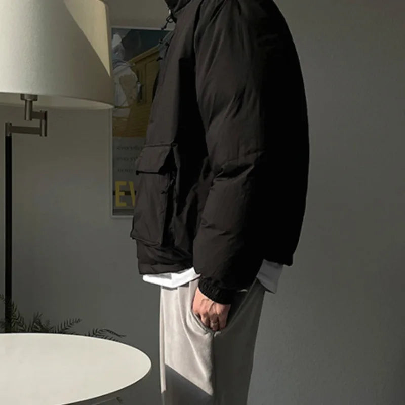 Standing Collar Padded Jacket - INTOHYPEZONE