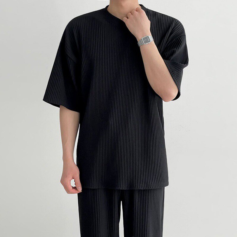 Short Sleeve T-shirt with wide Leg Pants by INTOHYPEZONE SUMMER
